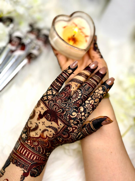 Bridal Cone- Dark Mehroon Stain