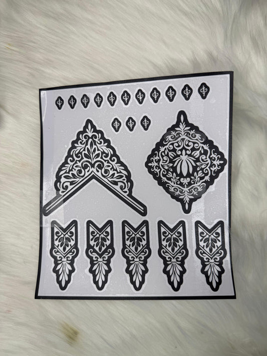 Combination Mehandi Tattoo